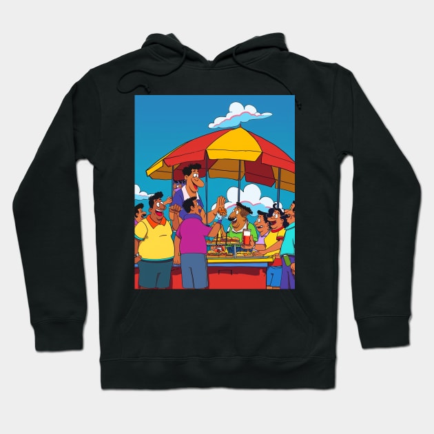Fat Albert Creator Insights Hoodie by skeleton sitting chained